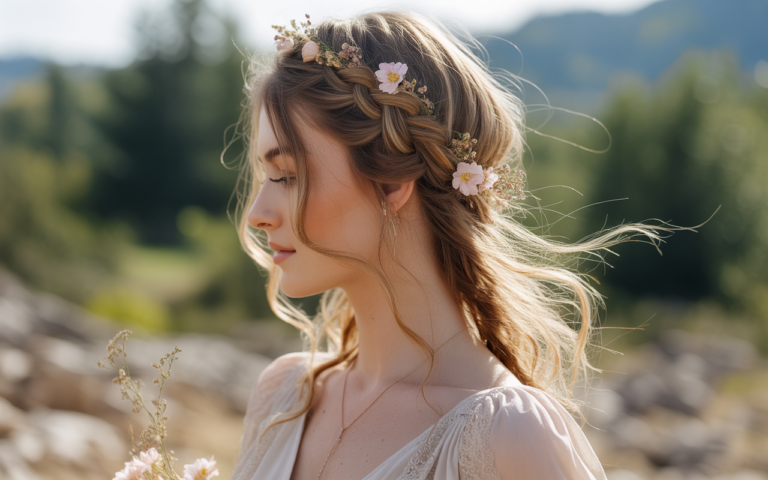 17 Cute Half Up Half Down Braid Hairstyles Pretty Inspo