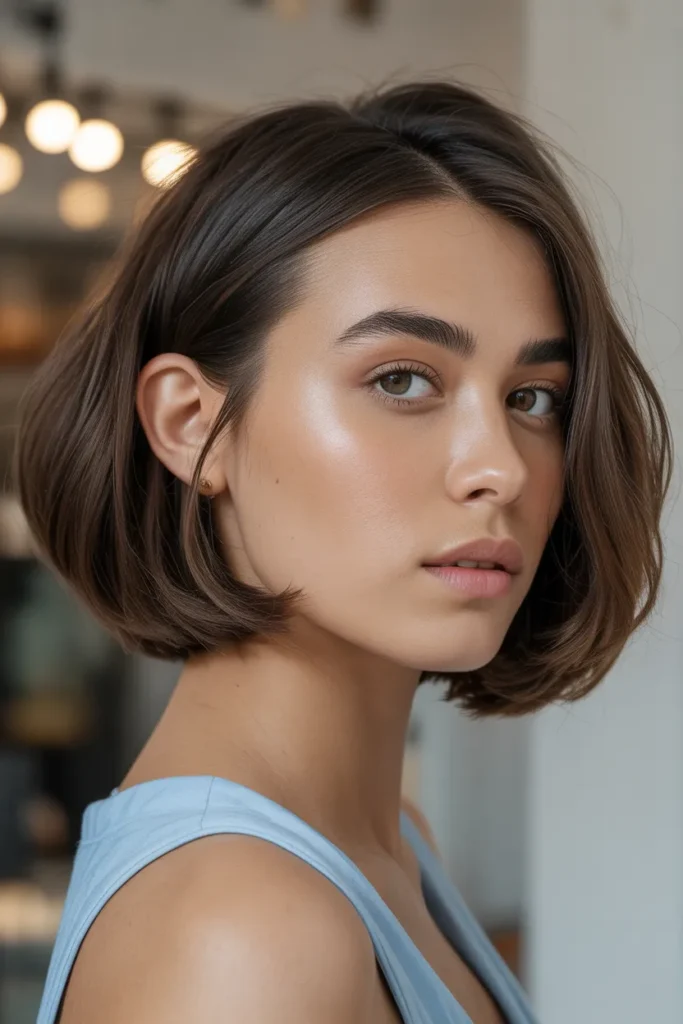 Angled Short Bob