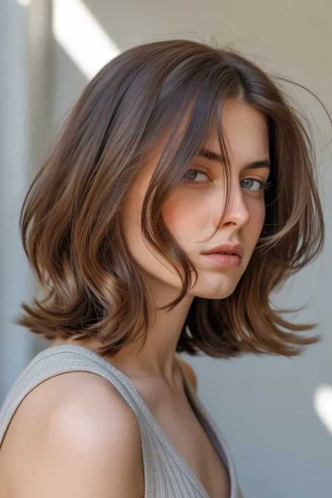 Ash Brown Hair with Soft Layers