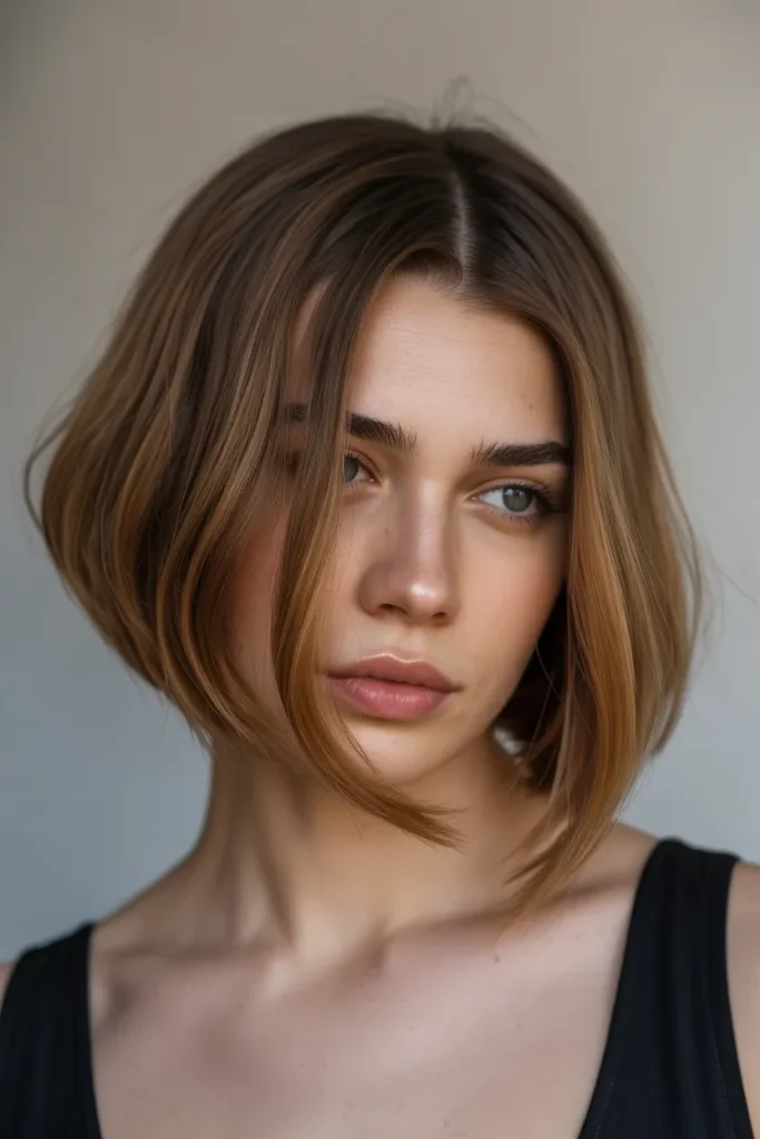 Asymmetrical Lob Haircut