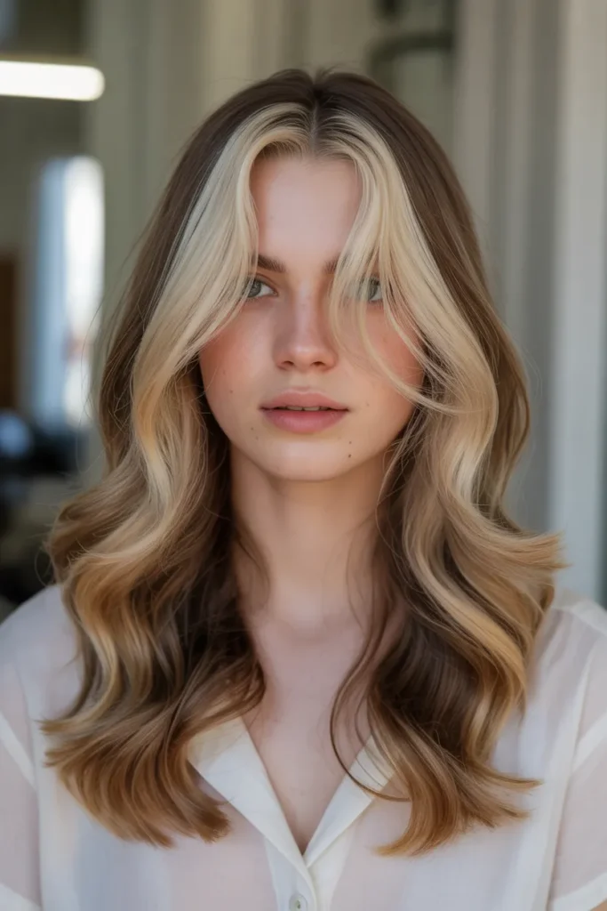 Beige Blonde and Soft Brown Calico Look