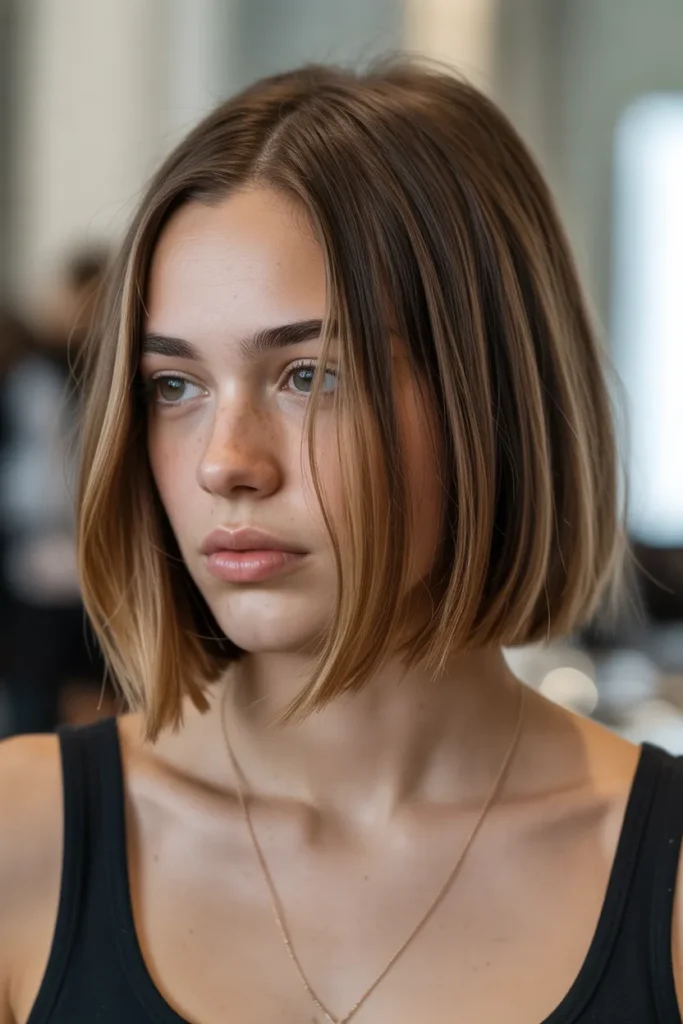 Blunt Lob with Light Layers