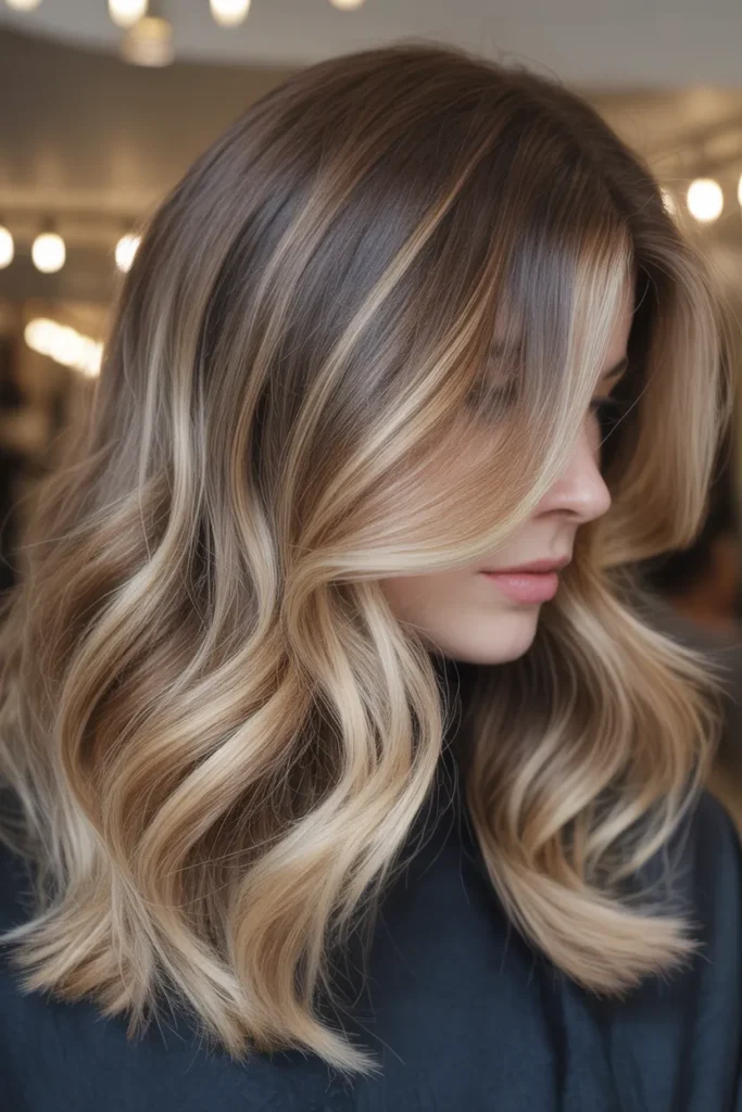 Caramel Honey Blonde Balayage