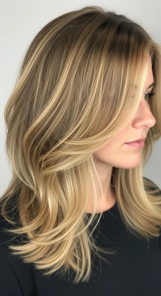 Caramel Honey Blonde Layers