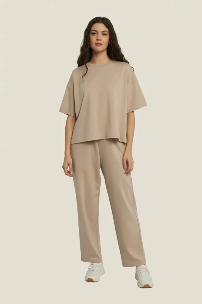 Casual Matching Set with Sneakers