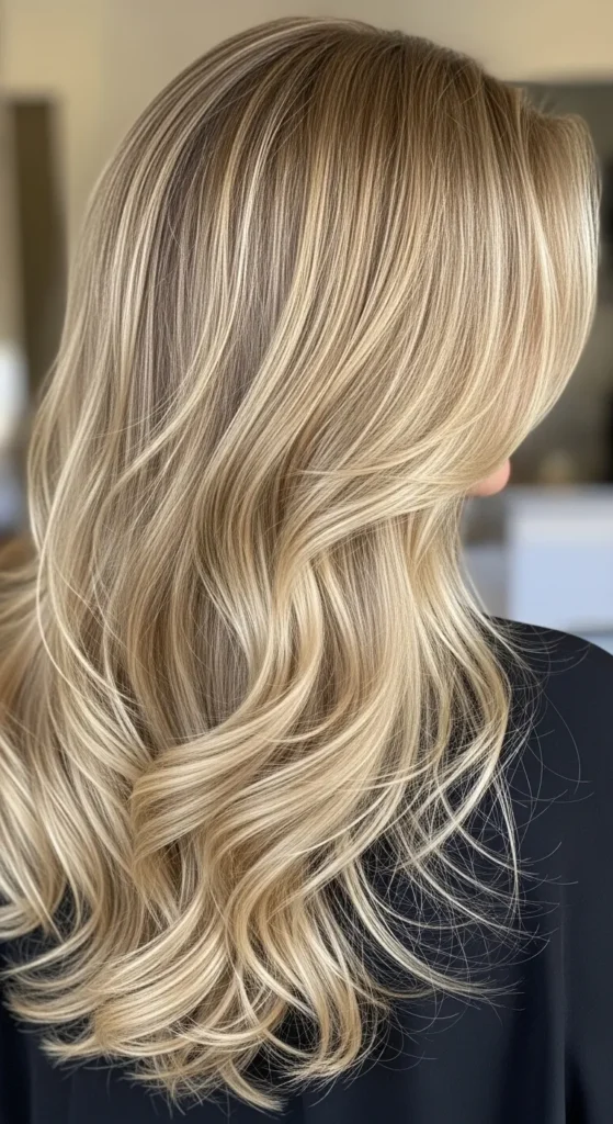 Champagne Honey Blonde Layers
