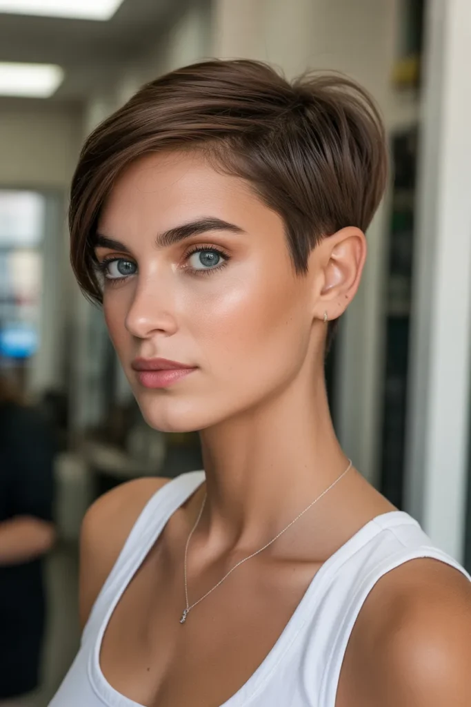 Chic Pixie with Subtle Undercut