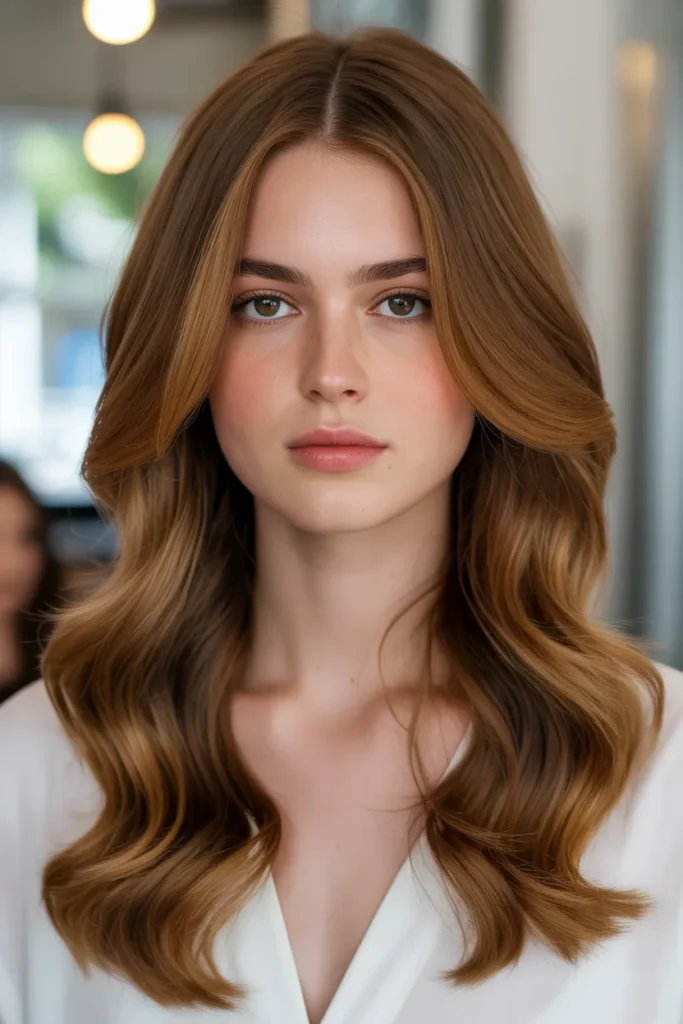 Classic Honey Brown with Soft Caramel Glow