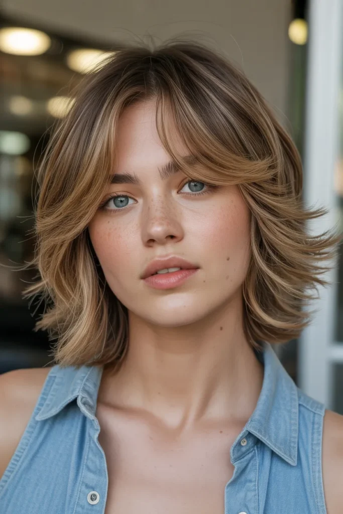 Classic Shag with Face-Framing Layers