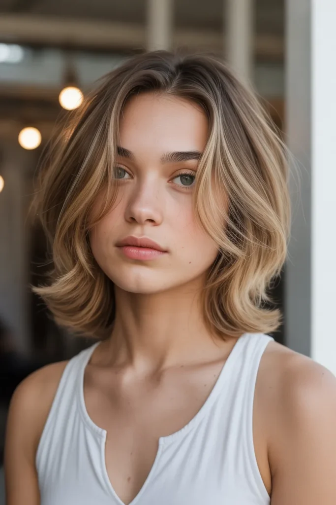 Collarbone-Length Cut with Soft Layers