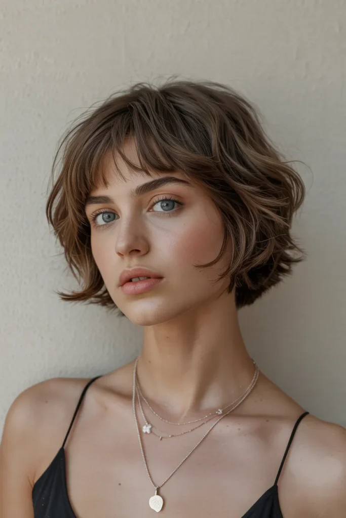 Cropped Cut with Soft Fringe
