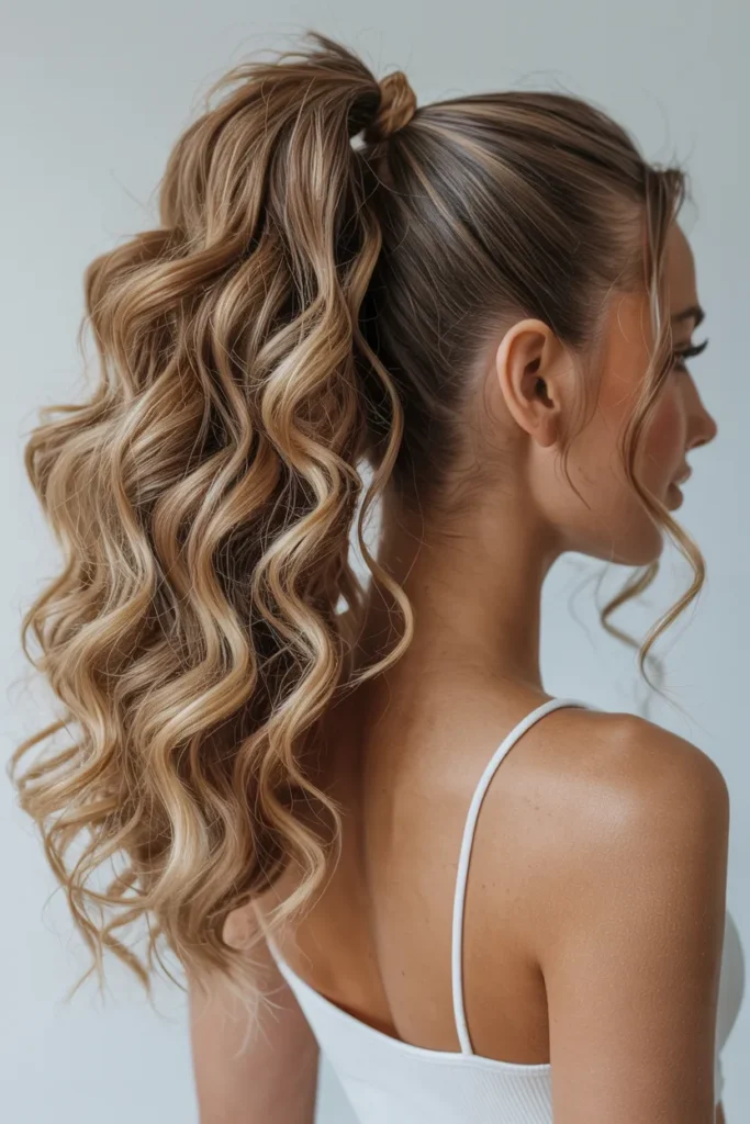 Curly High Ponytail