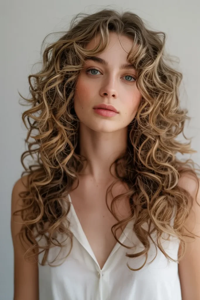 Curly Waterfall Layers