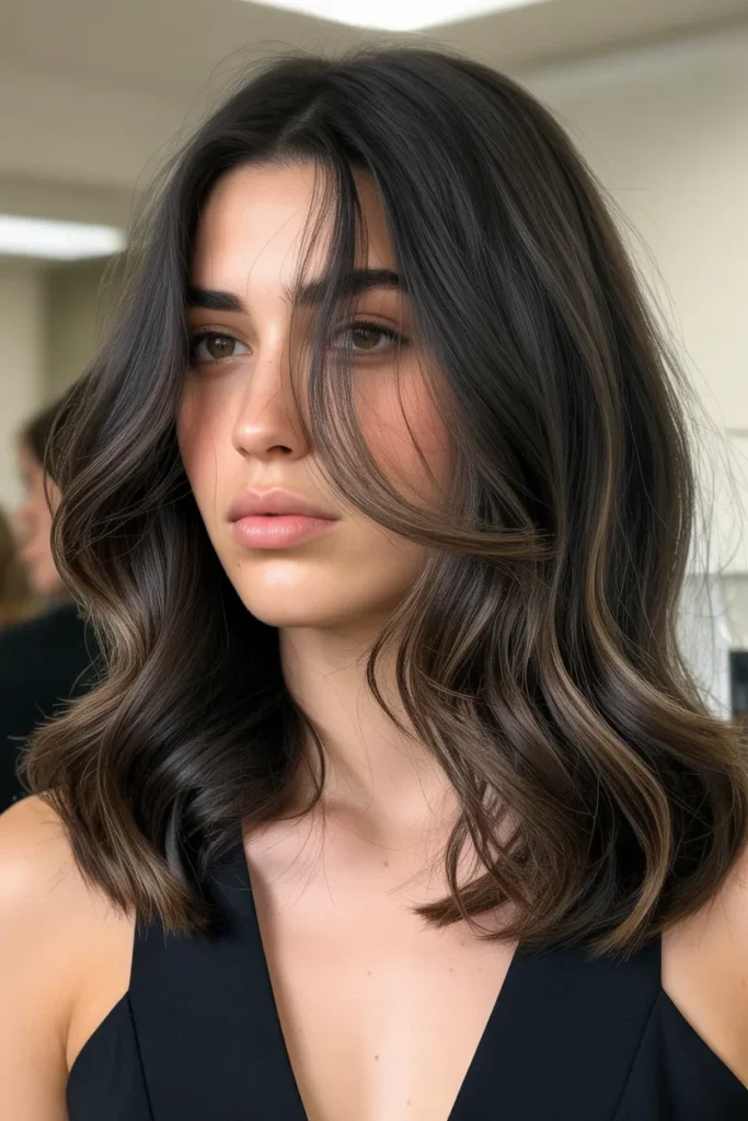 Dark Brown with Smoky Highlights