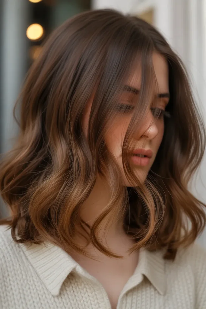 Deep Brunette with Subtle Copper Tones