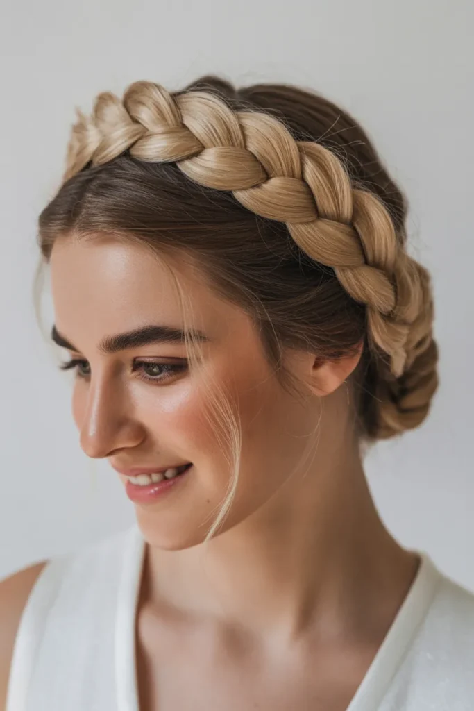 Dutch Braid Crown