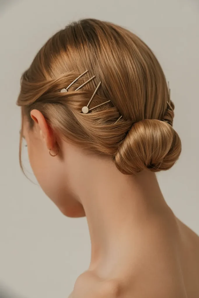 Elegant Half Up with Minimal Accessories