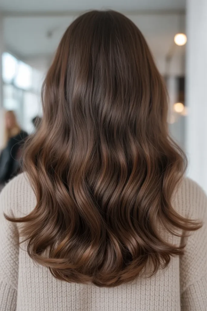Espresso Brown Hair with Soft Waves