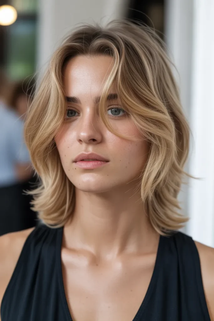 Face-Framing Layers for Fine Hair