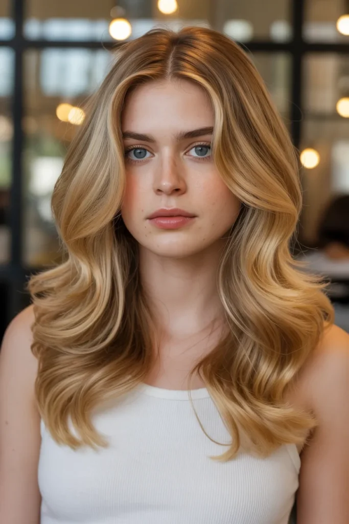 Golden Blonde with Rich Dimension