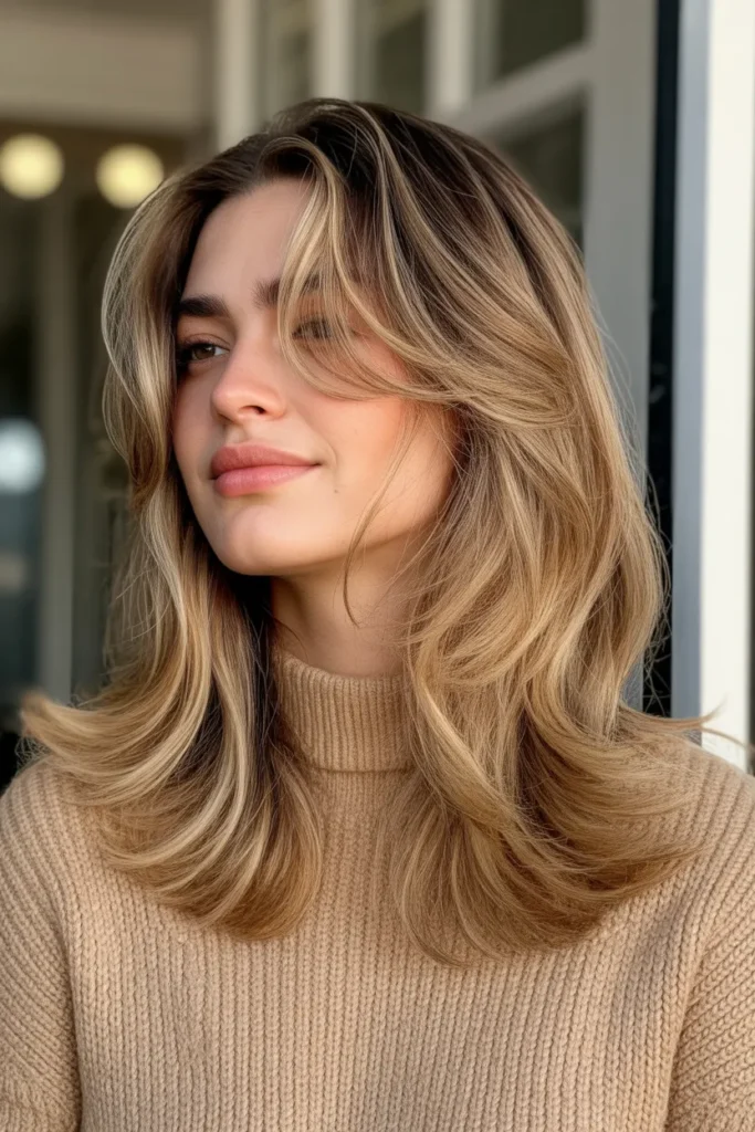 Golden Honey Blonde Layers