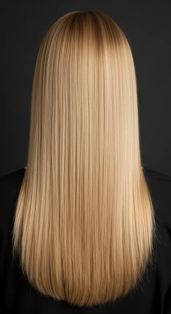 Honey Blonde with Glossy Finish