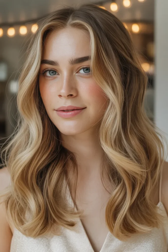 Honey Blonde with Soft Golden Glow