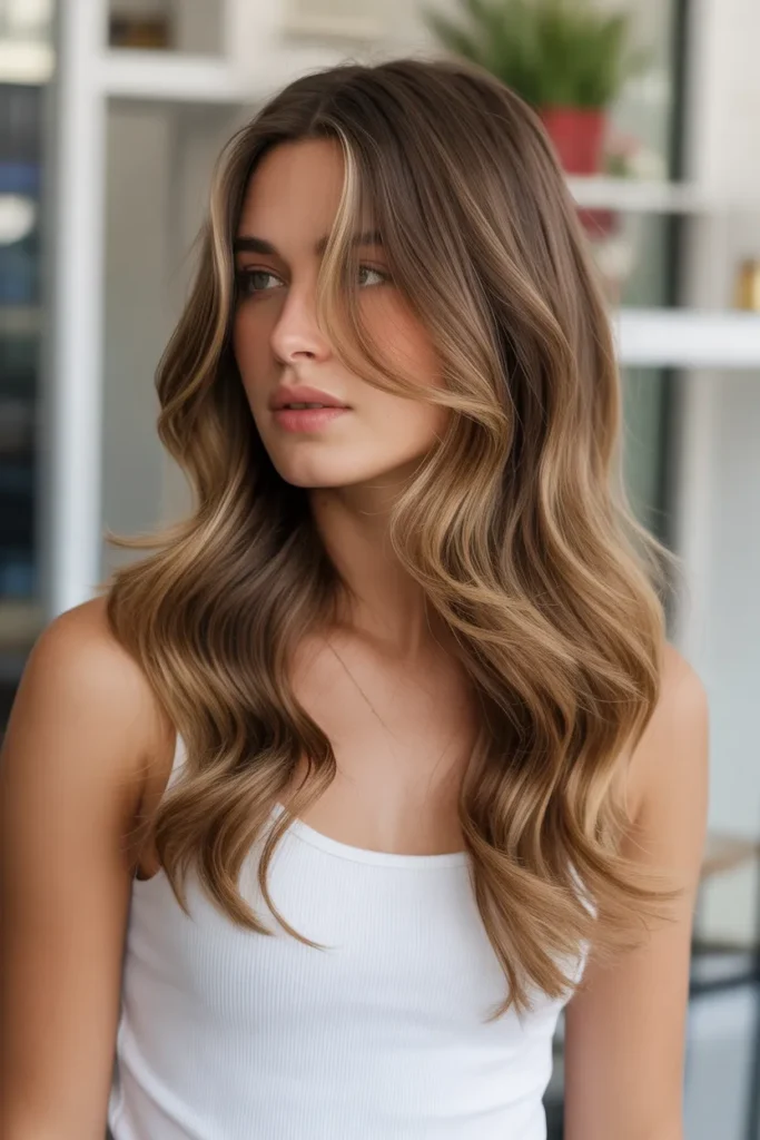 Honey Brown Blend with Natural Root Shadow