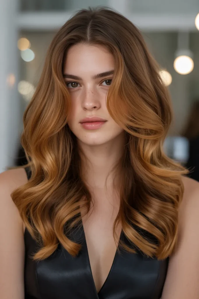 Honey Brown with Amber Highlights