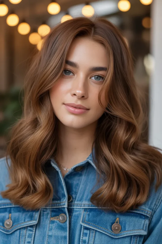 Honey Brown with Butterscotch Highlights