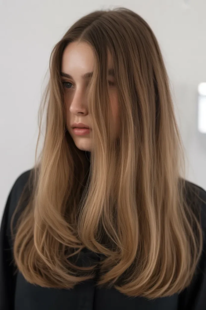 Honey Brown with Soft Beige Highlights