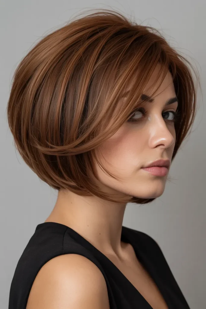 Inverted Bob with Graduated Layers