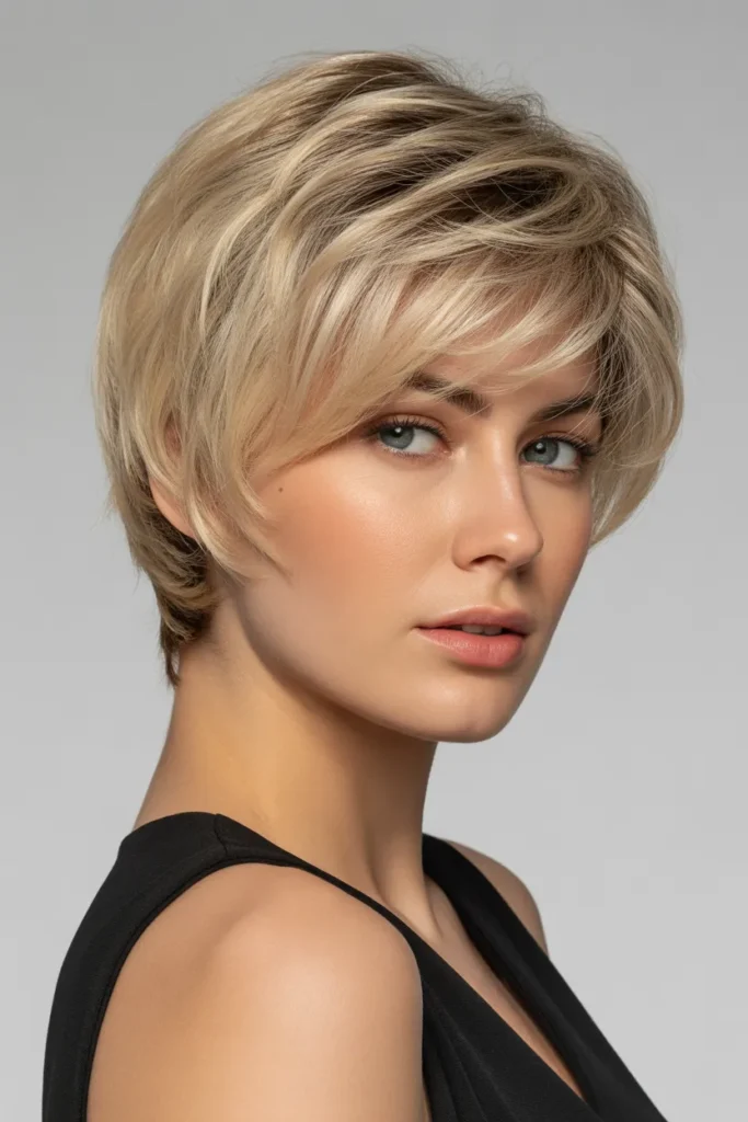 Layered Crop with Soft Texture