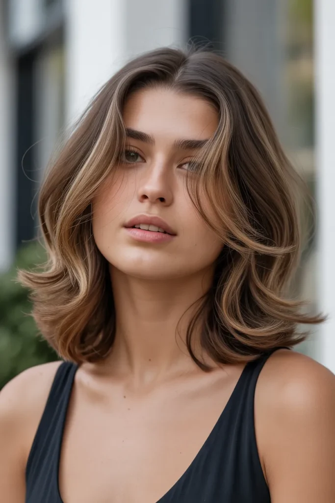 Layered Shoulder-Length Cut