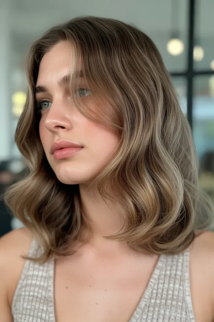 Light Ash Brown with Soft Waves