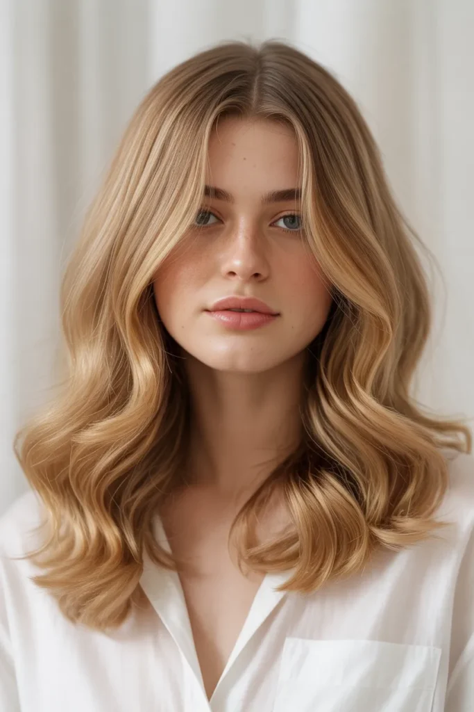 Light Honey Brown with Golden Shine