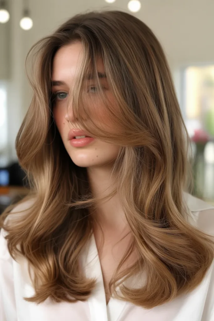 Light Honey Brown with Soft Caramel Layers