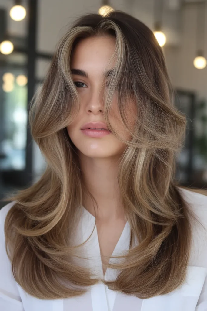Long Hair with Soft Feathered Layers