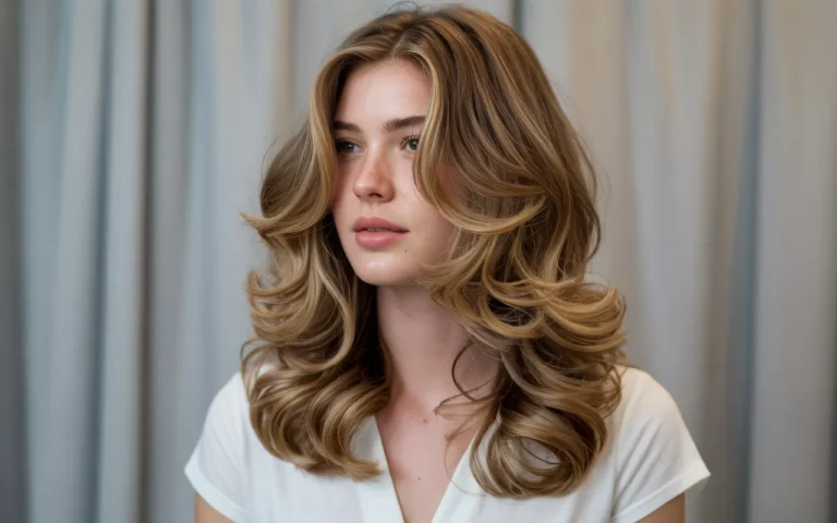 Long Layered Hair with Face-Framing Curls,