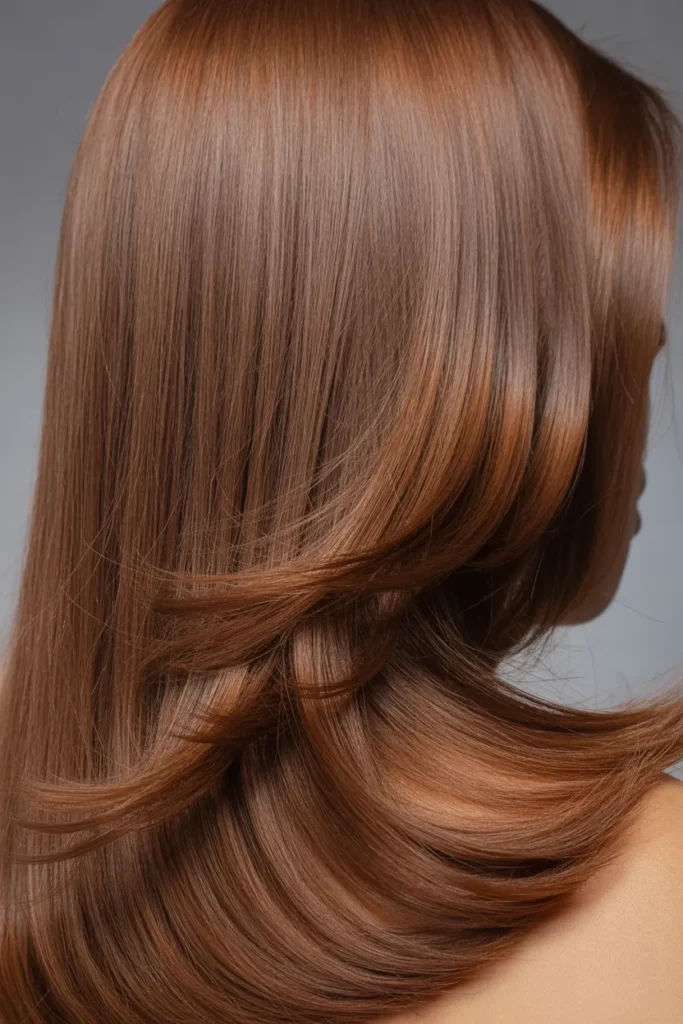 Long Straight Hair with Layered Ends