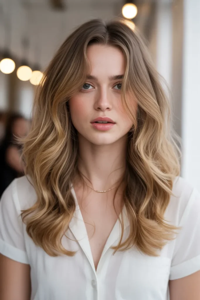 Loose Waves with Face-Framing Pieces