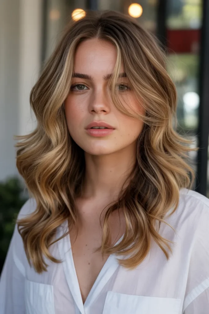 Loose Waves with Side Part