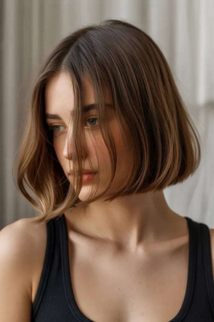 Medium Blunt Cut with Soft Edges