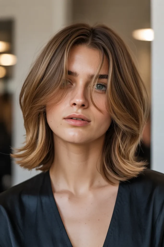 Medium Cut with Soft Face-Framing