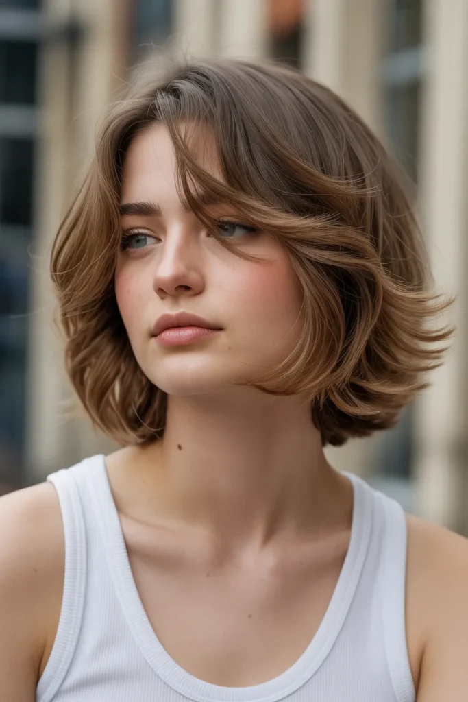 Medium Cut with Wispy Layers