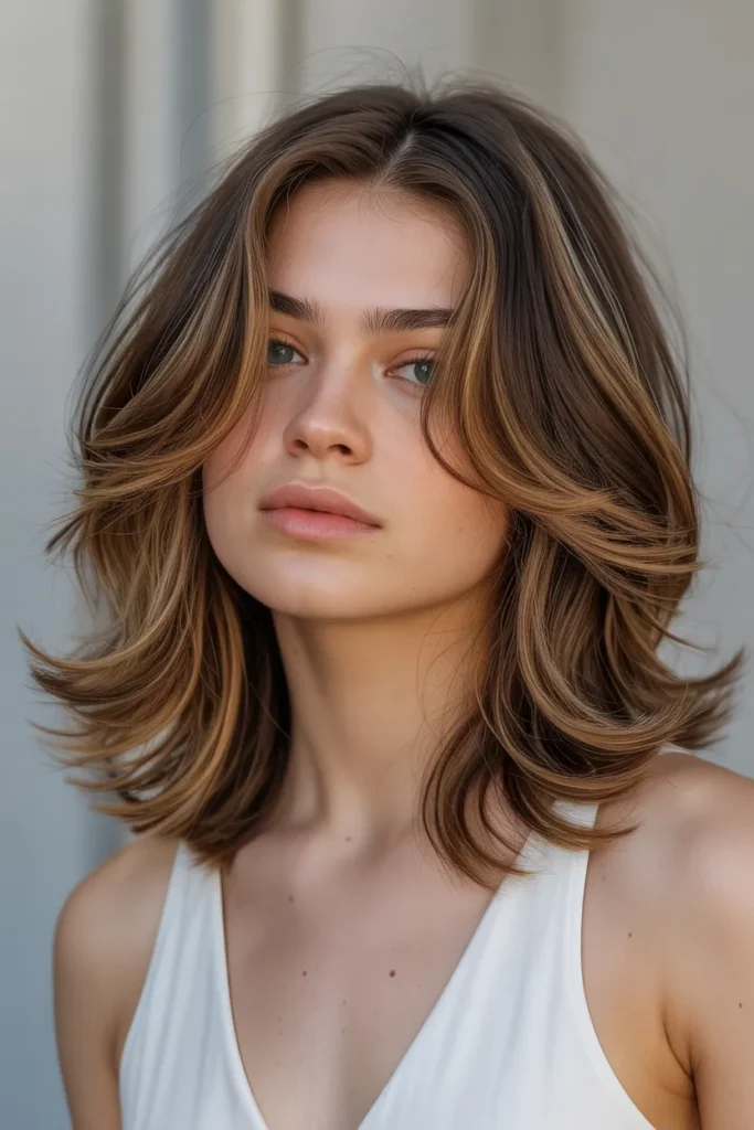 Medium Layered Cut with Volume