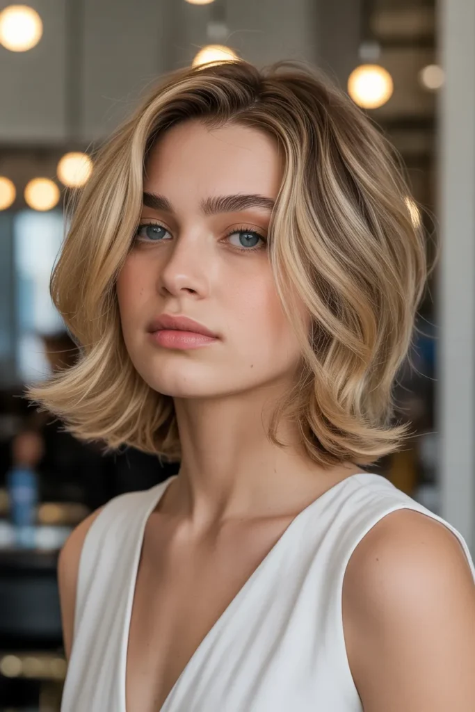 Medium Layered Lob with Soft Volume