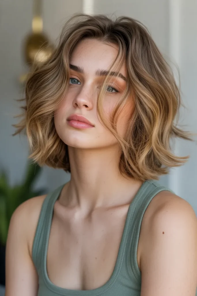 Medium Lob with Natural Texture