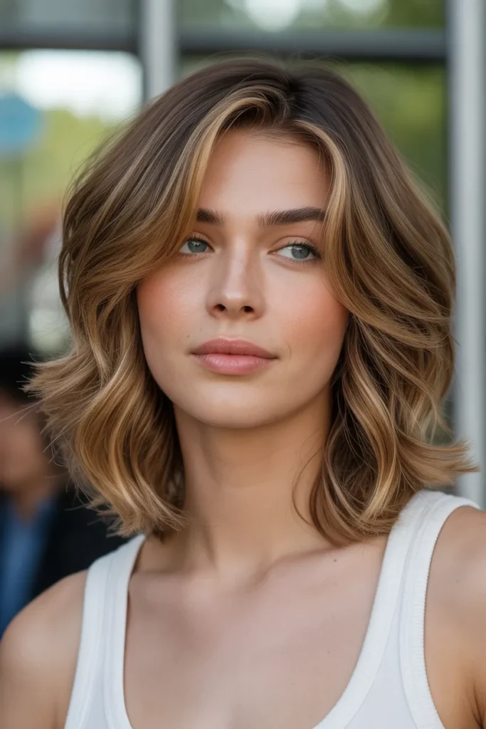 Medium Shag with Soft Waves