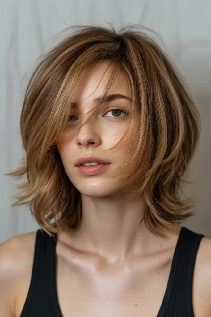 Medium Textured Cut with Movement